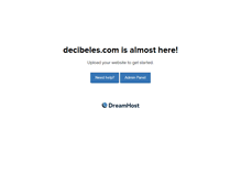 Tablet Screenshot of decibeles.com